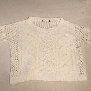 Cable knit sweater